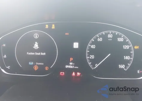 2019 Honda Accord Ex z USA, uszkodzony, nr VIN 1HGCV1F49KA074899